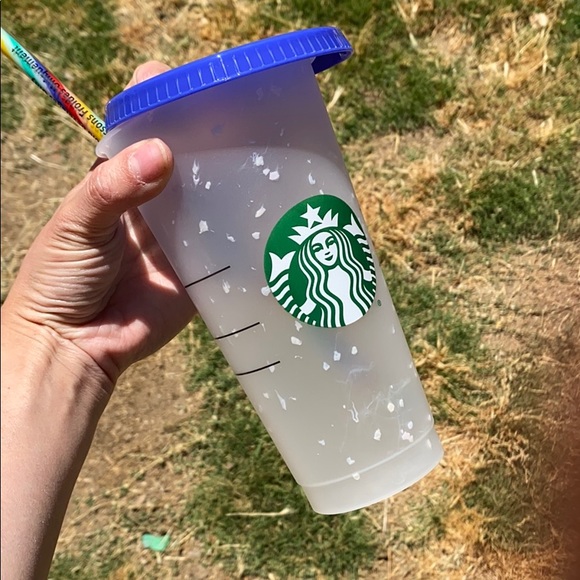 Starbucks color changing Confetti cup!!! - Picture 2 of 2
